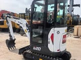 2024 Bobcat E20 mini excavator, three-quarter view