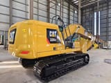 2023 Caterpillar 320GC crawler excavator, rear three-quarter view