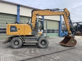 2015 Liebherr A918 wheel excavator, side profile view