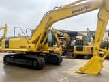2007 Komatsu PC200-7 crawler excavator, side view