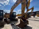 2016 Caterpillar 326FLN crawler excavator, front three-quarter view