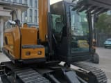 2024 XCMG XE75GA crawler excavator, rear three-quarter view
