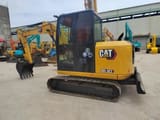 2021 Caterpillar 305.5E2 mini excavator, side view