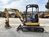 2016 Caterpillar 302.7DCR mini excavator side view