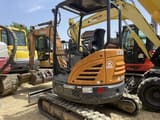 2017 CASE CX26C mini excavator, rear three-quarter view