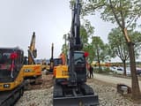 2022 Volvo EC60D mini excavator, front view