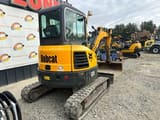 2016 Bobcat E35 mini excavator, rear three-quarter view