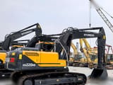 2025 Hyundai HX220HD crawler excavator, side view