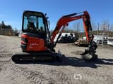 2026 Kubota U27-4 crawler excavator, side view