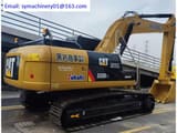 2022 Caterpillar 330D2L crawler excavator, rear three-quarter view
