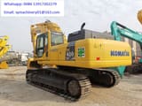 2019 Komatsu PC400-8 crawler excavator, rear three-quarter view