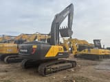 2022 Volvo EC240 crawler excavator, rear three-quarter view