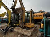 2018 XCMG XE35U mini excavator, front three-quarter view