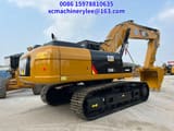2023 Caterpillar 336D2 L crawler excavator, rear three-quarter view