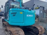 2018 Kobelco SK140SRLC-5 crawler excavator, rear three-quarter view