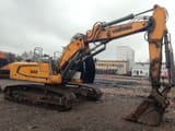 Liebherr 922 crawler excavator, side view