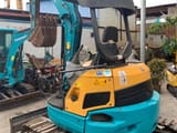 2018 Kubota U35-5 mini excavator, rear three-quarter view