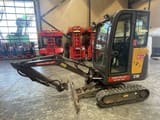 2018 Volvo EC18D mini excavator, side view
