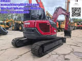 2023 Yanmar VIO85 mini excavator rear three-quarter view