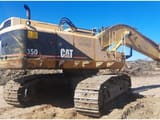 1994 Caterpillar 350L crawler excavator, rear three-quarter view