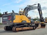 2015 Volvo EC250ENL crawler excavator, rear three-quarter view