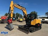 2024 Sany SY 80U crawler excavator side view