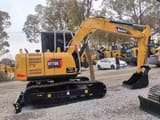 2024 Sany SY75C mini excavator, side profile view