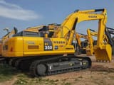 Komatsu PC350 crawler excavator, side view