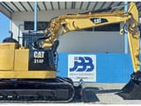 2015 Caterpillar 314F crawler excavator, side view