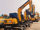 2024 Sany SY60C mini excavator, rear three-quarter view