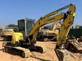 2018 Yanmar VIO55 mini excavator, side profile view