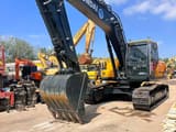 2024 Hyundai HX220HD crawler excavator, front three-quarter view