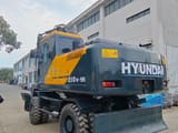 2022 Hyundai 210W-9S wheel excavator rear three-quarter view