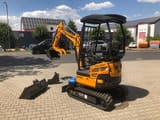Berger Kraus BK1700JS mini excavator, rear three-quarter view