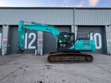 2019 Kobelco SK210LC-10 crawler excavator, side profile view