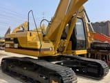 2004 Caterpillar 320BL crawler excavator, rear three-quarter view