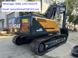 2025 Hyundai HX225HD crawler excavator rear three-quarter view