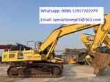 2019 Komatsu PC450-8 crawler excavator, side profile view