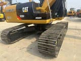 2020 Caterpillar 323DL crawler excavator, rear three-quarter view