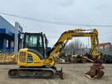 2017 Komatsu PC45 MR mini excavator, side view