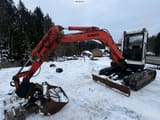 2002 Kubota KX161-2 crawler excavator, side view