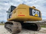 2020 Caterpillar 330D2L crawler excavator, rear three-quarter view