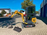 Kubota BK1250KSR mini excavator, side view
