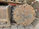 2018 Komatsu PC490LC crawler excavator final drive and track detail