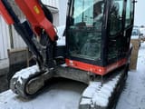 2018 Kubota KX080-4A crawler excavator, front three-quarter view