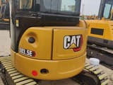 2024 Caterpillar 303.5E mini excavator rear view