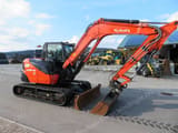 2017 Kubota KX080-4 mini excavator, side view