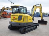 2018 Wacker Neuson ET65 mini excavator, rear three-quarter view