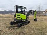 2025 Zaox ZA38A mini excavator, three-quarter rear view