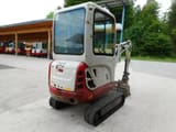 2015 Takeuchi TB216 mini excavator, rear three-quarter view